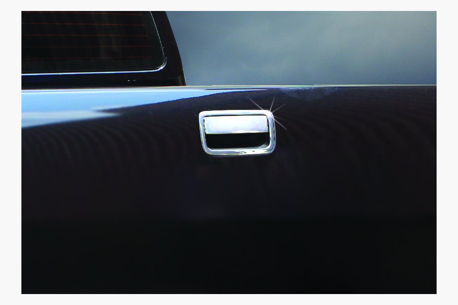 Volkswagen Amarok 2010-2022 Kofferraumgriff Abdeckung Edelstahl Carmos - Türkischer Edelstahl Image