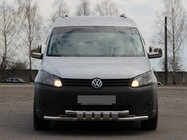Volkswagen Caddy 2010-2015 Frontbügel Shark ST015 Edelstahl Foto 1