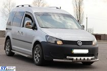 Volkswagen Caddy 2010-2015 Frontbügel Shark ST015 Edelstahl Foto 3