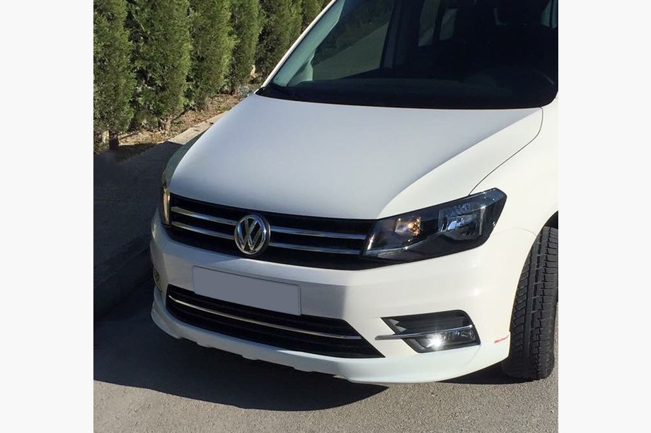 Volkswagen Caddy 2015-2020 Frontstoßstangenlippe (grundiert zum Lackieren) Image