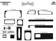 Volkswagen Golf 3 1991-2001 Armaturenbrett Abdeckungen Foto 6
