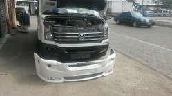 Volkswagen Crafter 2006-2016 Frontstoßstange 2012↗ (Era mit Schräge, grundiert zum Lackieren) Foto 4