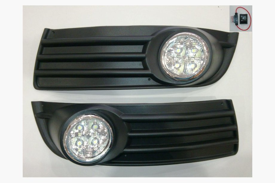 Volkswagen Jetta 2006-2011 LED-Nebelscheinwerfer mit Einsätzen Image