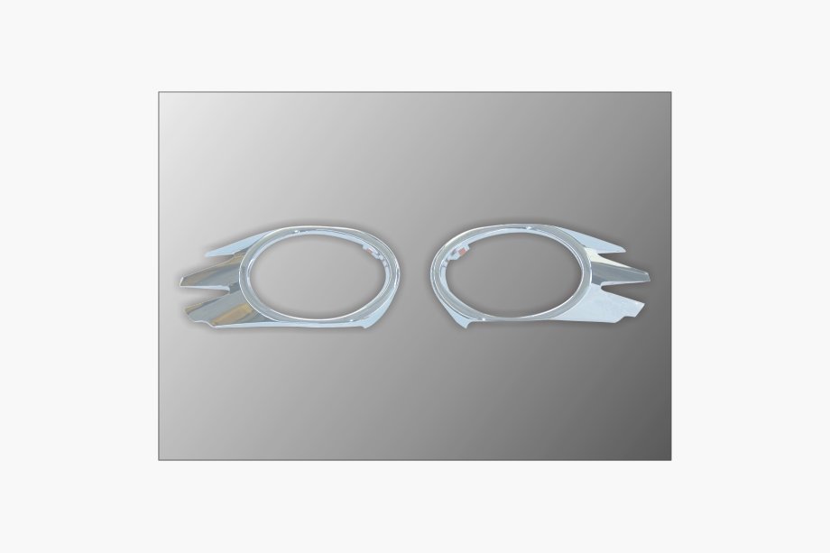 Volkswagen Passat B6 2006-2012 Abdeckungen fuer Nebelscheinwerfer (ABS, Chrom) Image