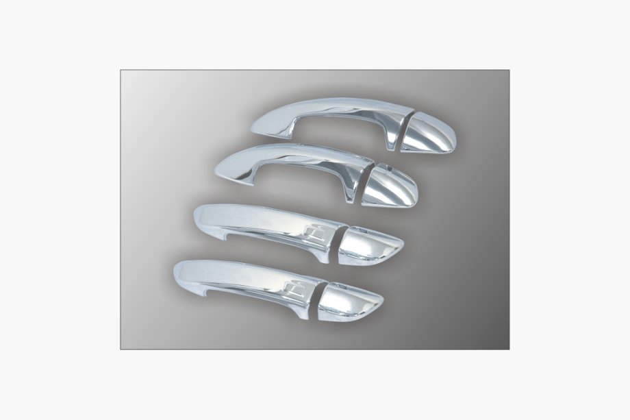 Volkswagen Passat B6 2006-2012 Türgriffabdeckungen (ABS, Chrom) 4-türig Image