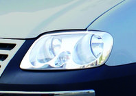 Volkswagen Caddy 2004-2010 Scheinwerfer Abdeckungen (2 Stk, Edelstahl) Foto 4