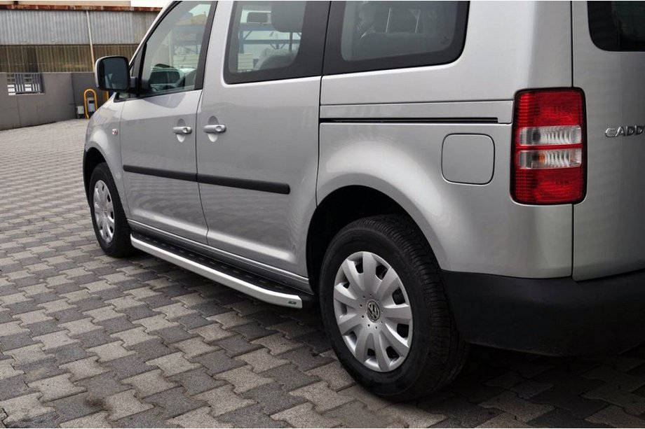 Volkswagen Caddy 2010-2015 Seitenschweller Fullmond (2 Stk., Alu) Image