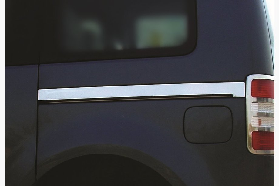Volkswagen Caddy 2010-2015 Edelstahl Zierleisten Schiebeturen (2 Stk.) Maxi Basis Image