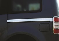 Volkswagen Caddy 2010-2015 Edelstahl Zierleisten Schiebeturen (2 Stk.) Maxi Basis Foto 1