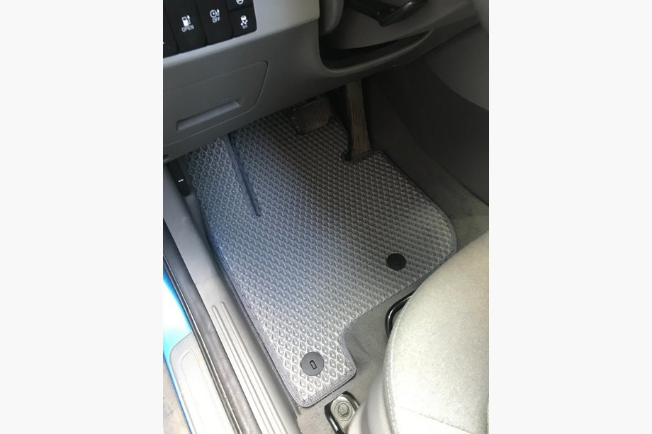Kia Soul II 2013-2018 EVA Fußmatten aus Polyurethan (grau) Image