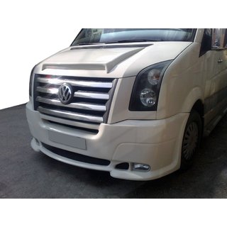 Frontstoßstangenlippe mit 2 Scheinwerferausschnitten (grundiert zum Lackieren) Volkswagen Crafter 2006-2016 Foto 2