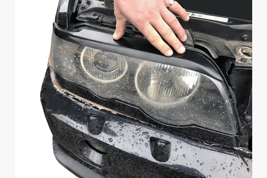 BMW X5 E53 1999–2006 Scheinwerferblenden (2 Stk, grundiert) Image