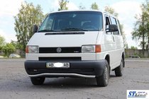 Volkswagen T4 Caravelle/Multivan 1990–2003 Unterer Einzelrohrschutz Welle ST007 (Edelstahl) Foto 5