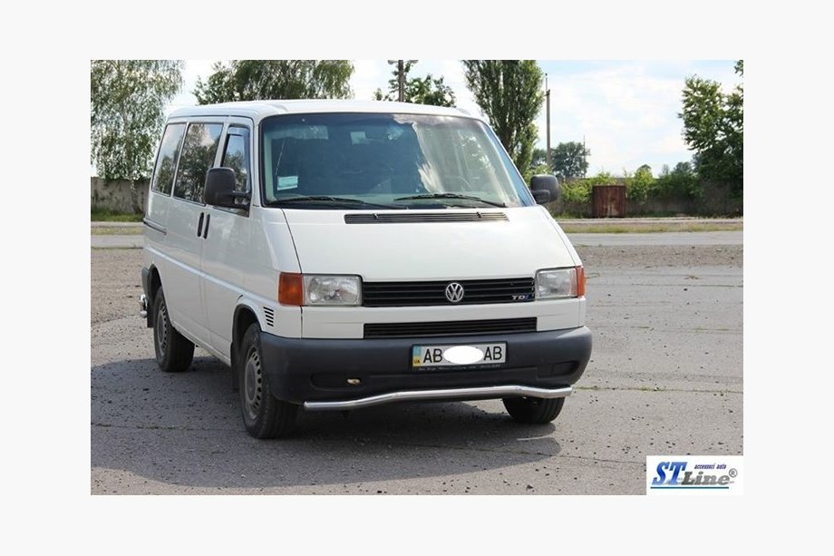 Volkswagen T4 Transporter 1990-2003 Unterer Einzelrohrschutz Welle ST007 (Edelstahl) 60mm Foto 6