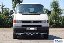 Volkswagen T4 Caravelle/Multivan 1990–2003 Frontschutzbügel mit Grill ST010 (Edelstahl) Foto 2
