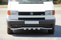 Volkswagen T4 Caravelle/Multivan 1990–2003 Frontschutzbügel mit Grill ST010 (Edelstahl) Foto 1