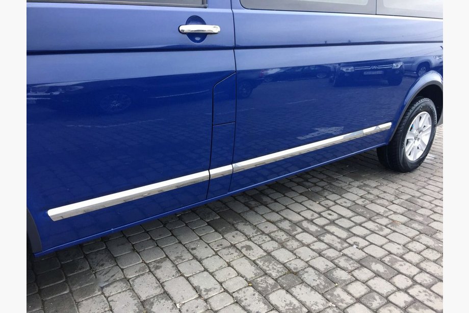 Volkswagen T6 2015-2024 Türleisten Edelstahl Chrom Image