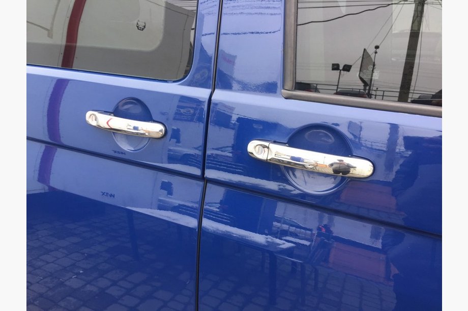 Volkswagen T5 Transporter 2003-2010 Edelstahl Türgriffblenden 3 Stück. OmsaLine - Italienischer Edelstahl Image
