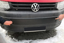 Volkswagen T5 2010-2015 Winterabdeckung für unteren Kühlergrill glänzend Foto 2