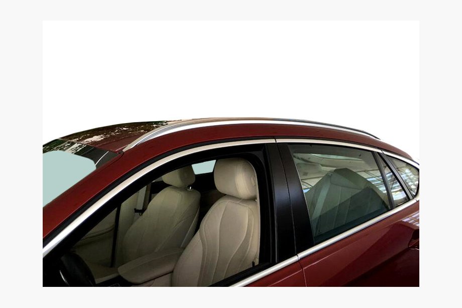 BMW X6 F16 2014-2019 Integrierte Dachreling Chrom OEM (Aluminium, Montage mit Kleber) Image
