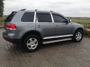Volkswagen Touareg 2002–2010 Dachreling Chrom (Kunststofffuesse) Metallfuß Foto 3