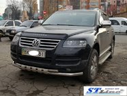 Volkswagen Touareg 2002–2010 Frontbügel ST015 Edelstahl Foto 2