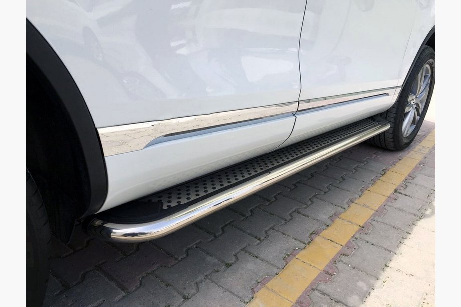 Volkswagen Amarok 2010-2022 Trittbretter Maydos V2 (2 Stk., Edelstahl) Image