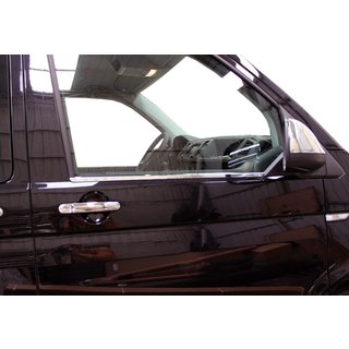 Fensterrahmen Blenden (2 Stk., Edelstahl) Volkswagen T6 2015-2024 Foto 3