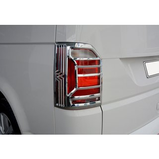 Rückleuchten Blenden OmsaLine (2 Stk, ABS Chrom) Volkswagen T6 2015-2024