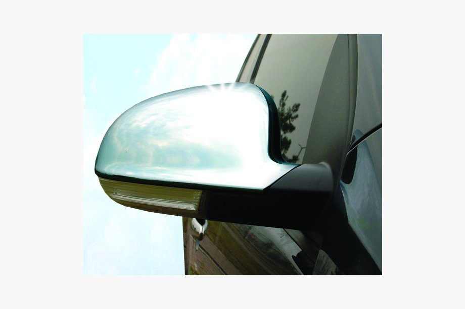 Volkswagen Passat B5 1997-2005 Spiegelabdeckungen 2003-2005 (2 Stk., Edelstahl) Carmos - Türkischer Edelstahl Image