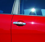 Skoda Superb 2001-2009 Chrom Türgriffblenden mit Löchern (4 Stk, Edelstahl) Carmos - Türkischer Edelstahl Foto 1