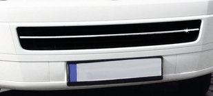 Volkswagen T5 Caravelle 2004-2010 Zierleiste für Stoßstangengrill (Edelstahl) Foto 3