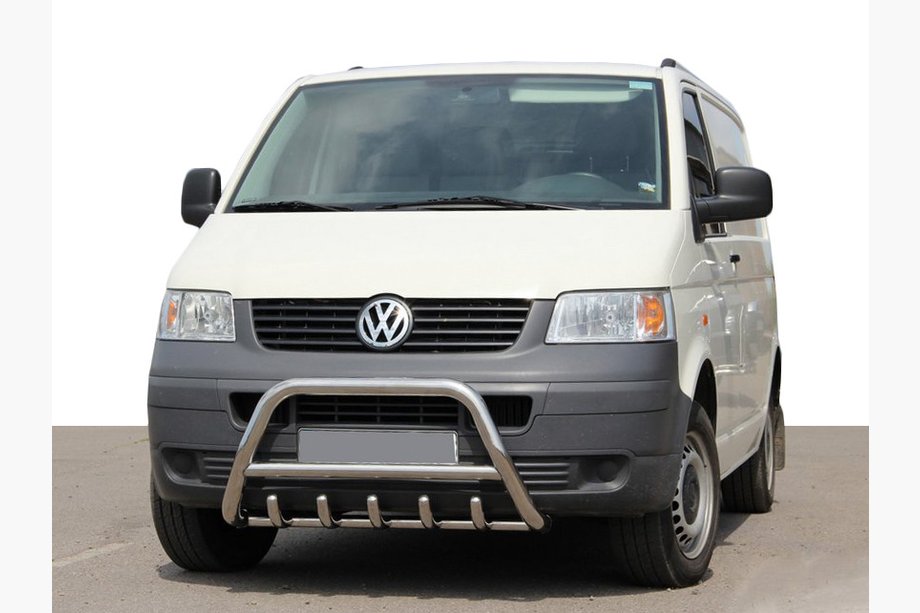 Volkswagen T5 Transporter 2003-2010 Frontbügel WT003 (Edelstahl) Foto 2