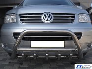 Volkswagen T5 Caravelle 2004-2010 Frontbügel WT003 (Edelstahl) 50mm, ohne Schriftzug Foto 8