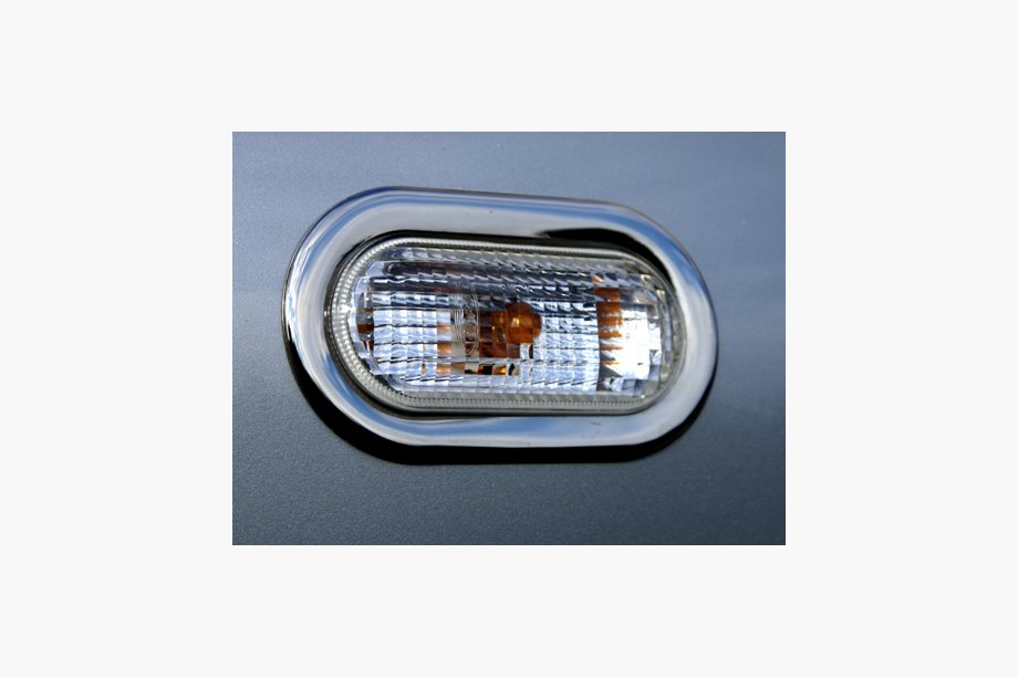 Seat Leon 1999-2005 Blinkerrahmen (2 Stk, Edelstahl) Image