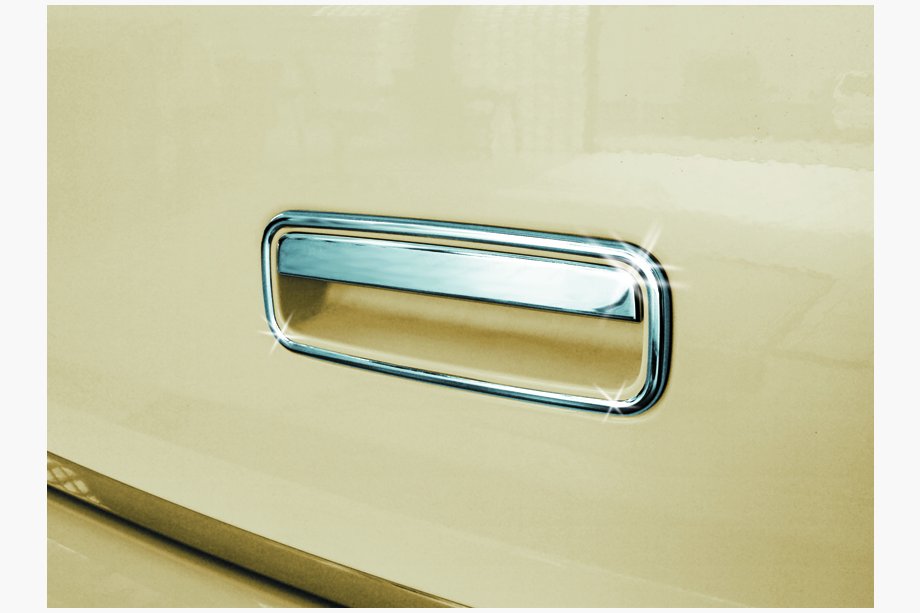 Volkswagen Caddy 2010-2015 Abdeckung für hinteren Türgriff (Edelstahl) OmsaLine - Italienischer Edelstahl Image