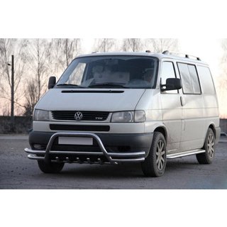 Frontbügel WT003 Plus-2 (Edelstahl) Volkswagen T4 Transporter 1990-2003 Foto 1