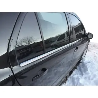 Fensterzierleisten außen Edelstahl (4 Stk)