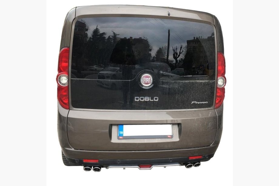 Fiat Doblo II 2010-2022 Heckstoßstangenabdeckung (grundiert zum Lackieren) Image