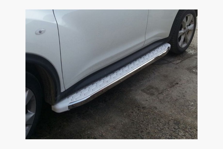 Fiat 500X 2014-2024 Trittbretter WhiteLine (2 Stk., Aluminium) Image