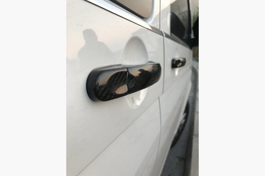 Volkswagen Caddy 2015-2020 Griffabdeckungen (Echtcarbon) Foto 2