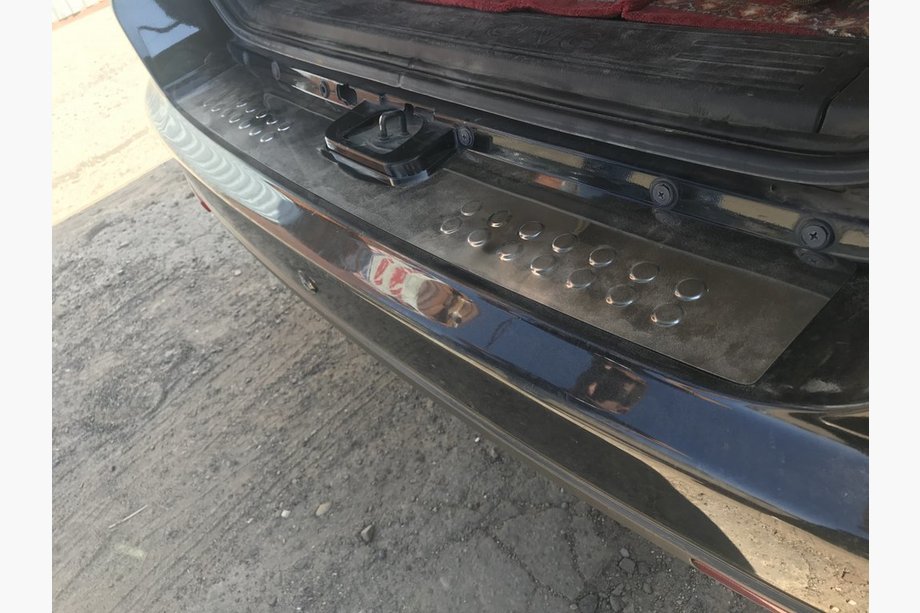 SsangYong Rexton I 2001-2017 Heckstoßstangenabdeckung OmsaLine Edelstahl Image