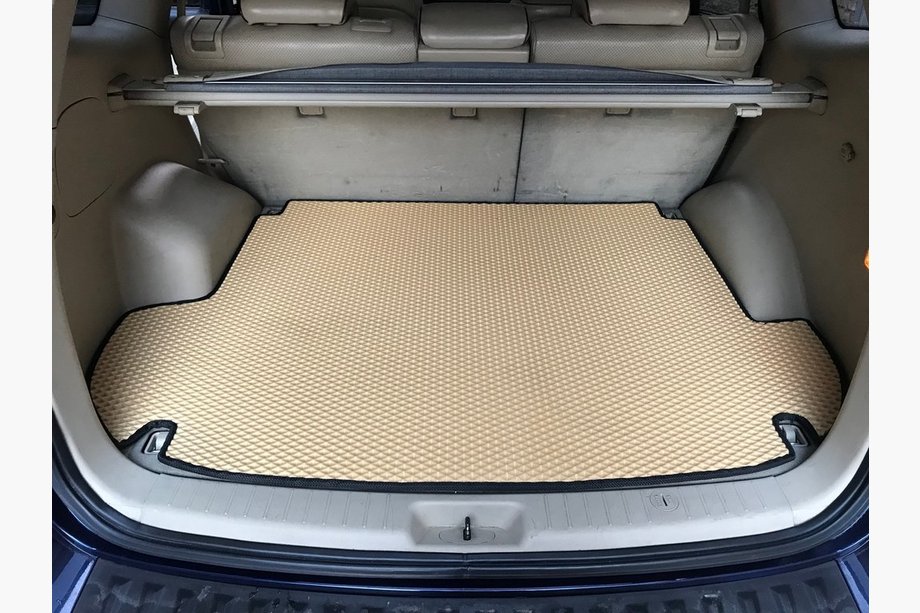 Hyundai Santa Fe 2 2006-2012 Kofferraummatte (EVA, Beige) (5 Sitze) Image