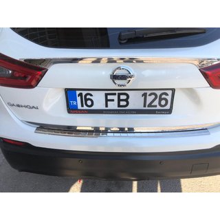 Heckstoßstangenschutz Carmos (2017-2021, Edelstahl) Nissan Qashqai 2014-2021 Foto 3