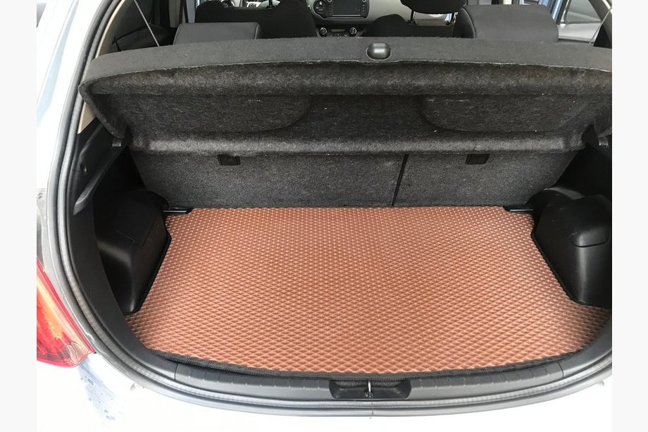 Toyota Yaris 2010-2020 Kofferraummatte (EVA, ziegelrot) Image