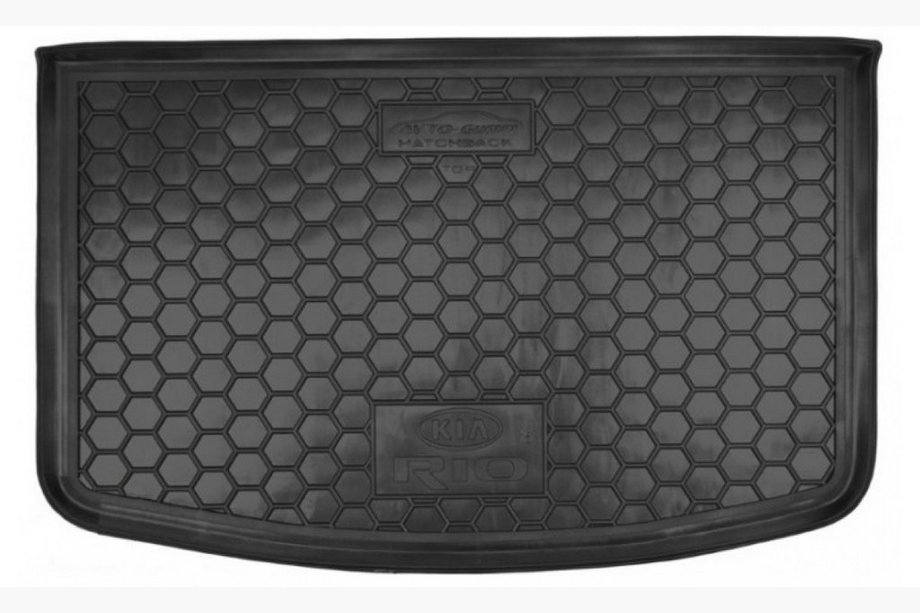 Kia Rio 2012-2017 Kofferraumwanne HB 2015+ TOP mit Organizer (Autogumm, Kunststoff) Image