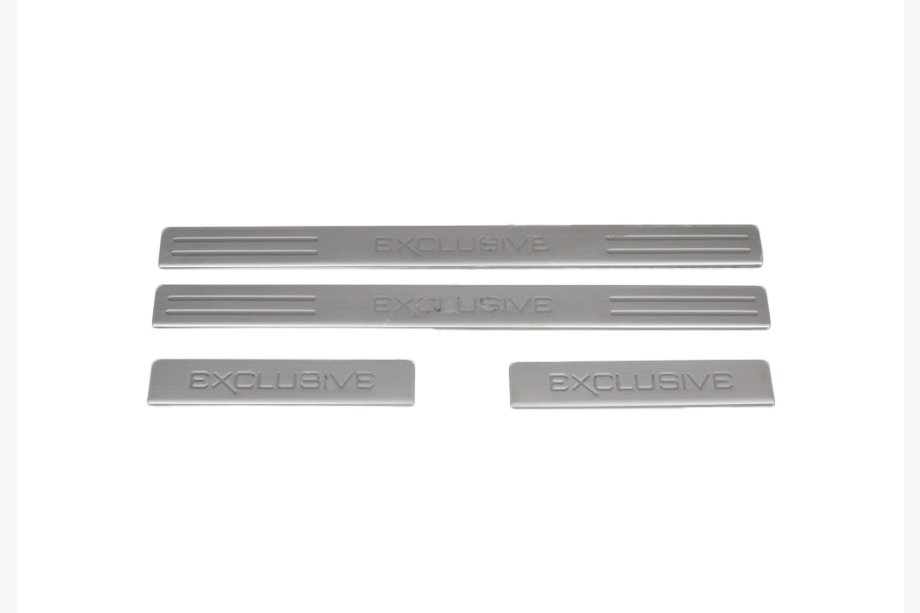 Peugeot 207 2006–2014 Einstiegsleisten Flexill mit Schriftzug Exclusive (4 Stk) 2006-2012 Image
