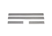 Peugeot 207 2006–2014 Einstiegsleisten Flexill mit Schriftzug Exclusive (4 Stk) 2006-2012 Foto 1
