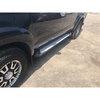 Trittbretter Allmond Grey (2 Stk., Aluminium) Toyota Hilux 2006-2015 Foto 1