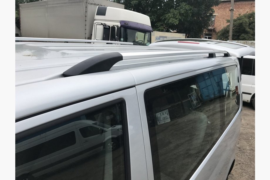 Volkswagen T5 2010-2015 Dachreling Chrom Lange Basis, Kunststofffüße Image